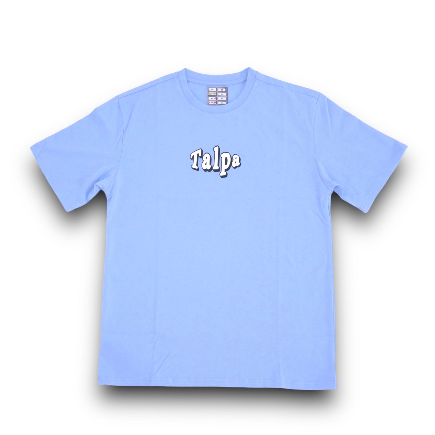 Patch tee blue