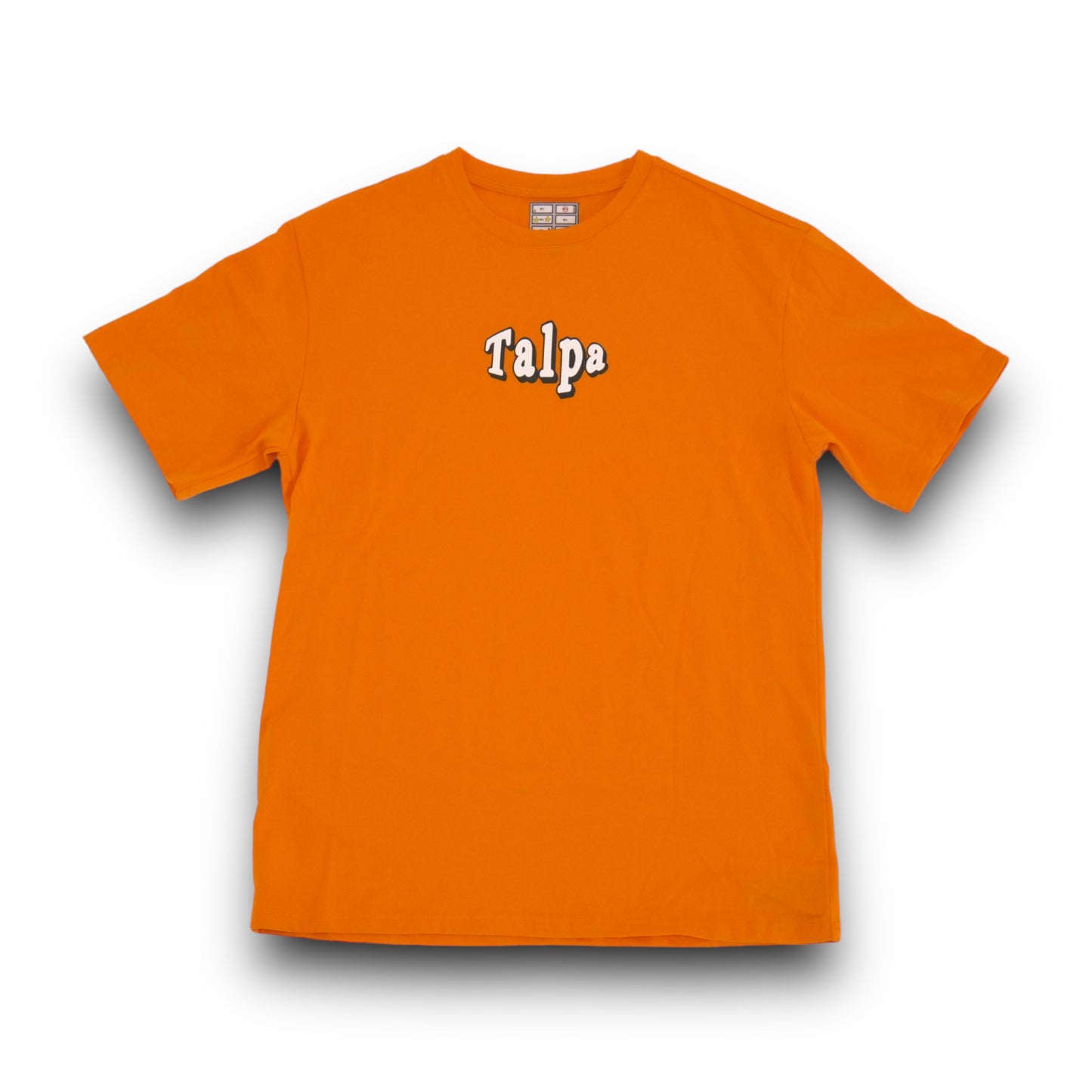 Patch tee orange