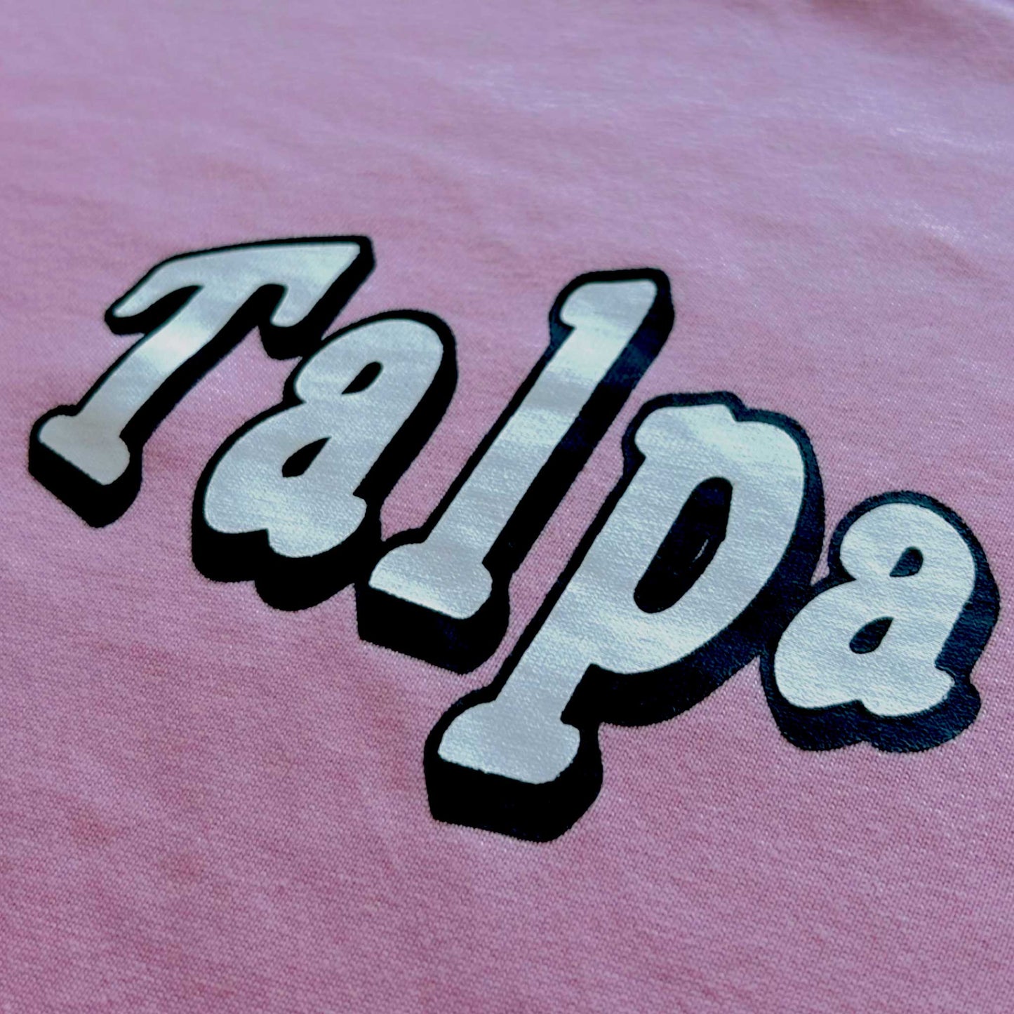 Patch tee pink