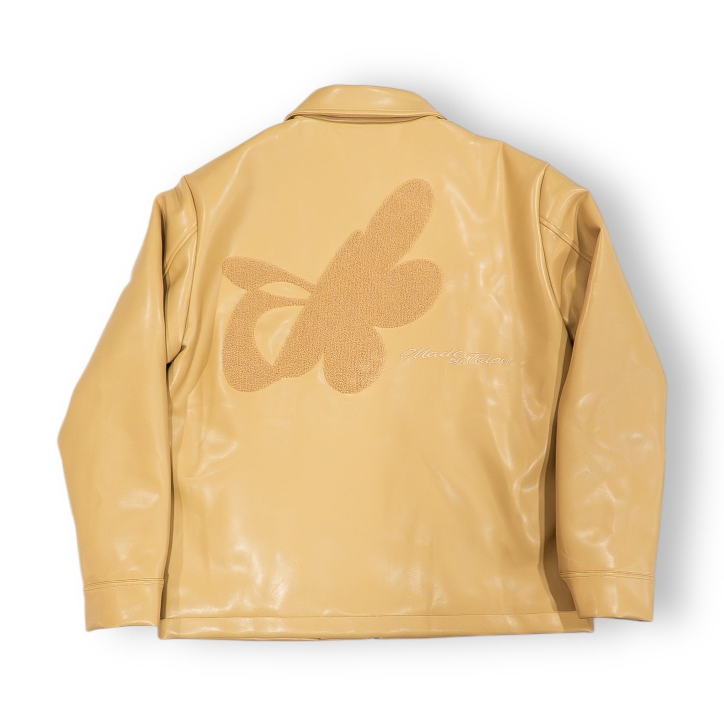 LEATHER JACKET CAMEL