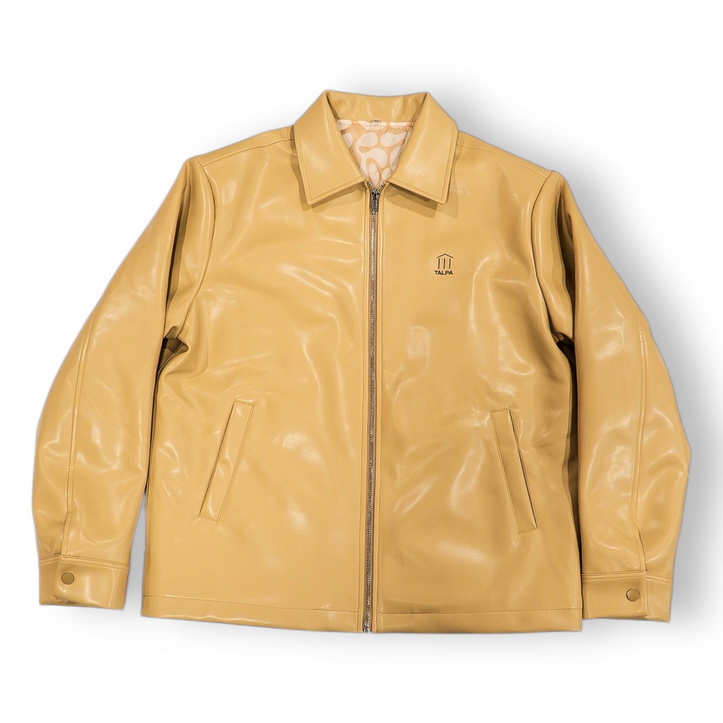 LEATHER JACKET CAMEL