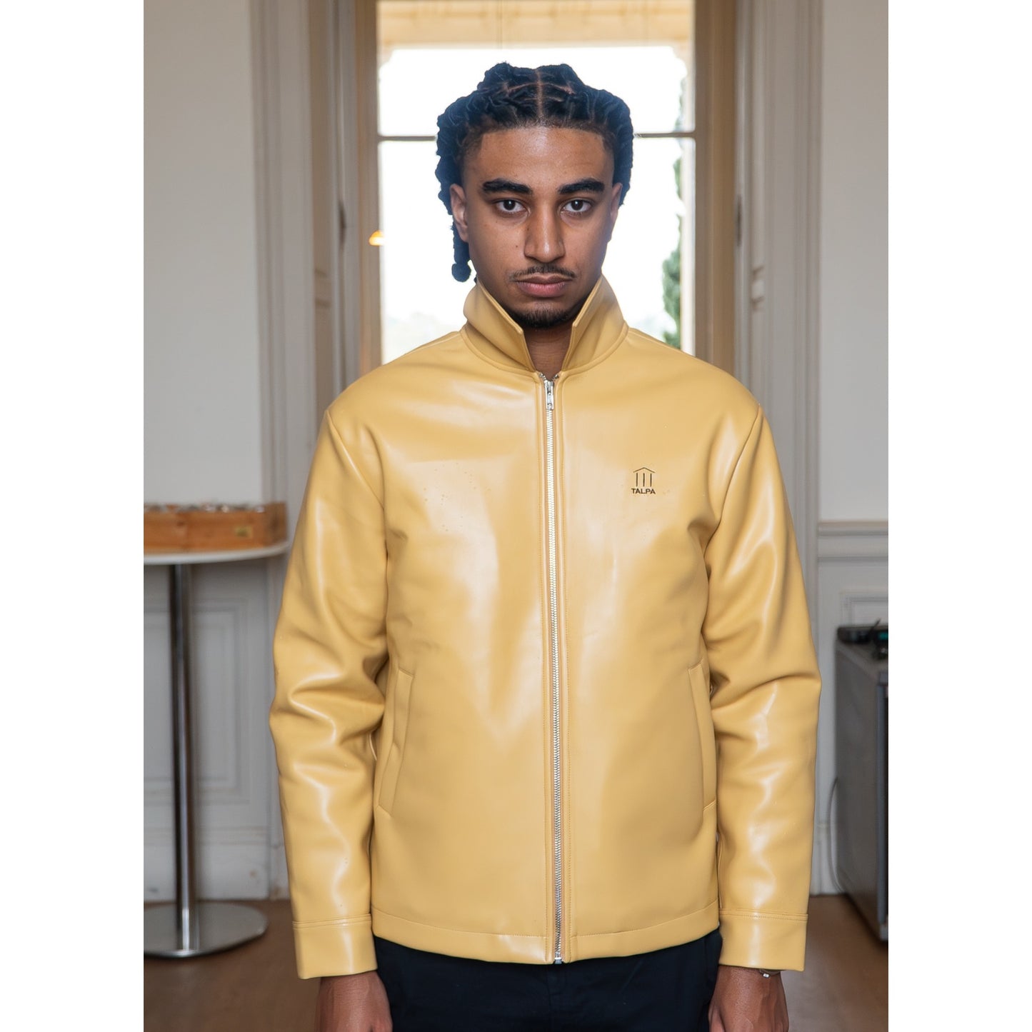 LEATHER JACKET CAMEL