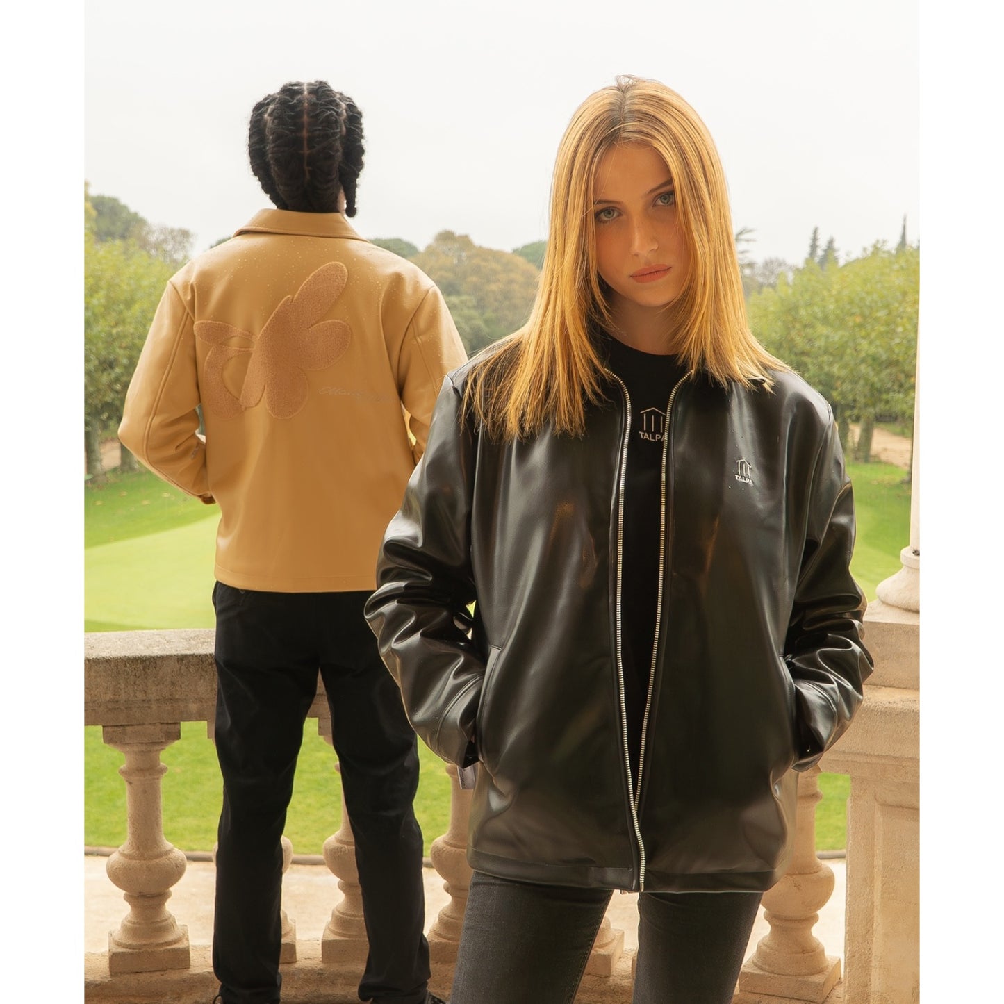 LEATHER JACKET CAMEL