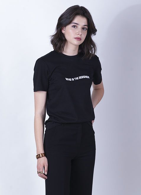 Tee who is the designer black