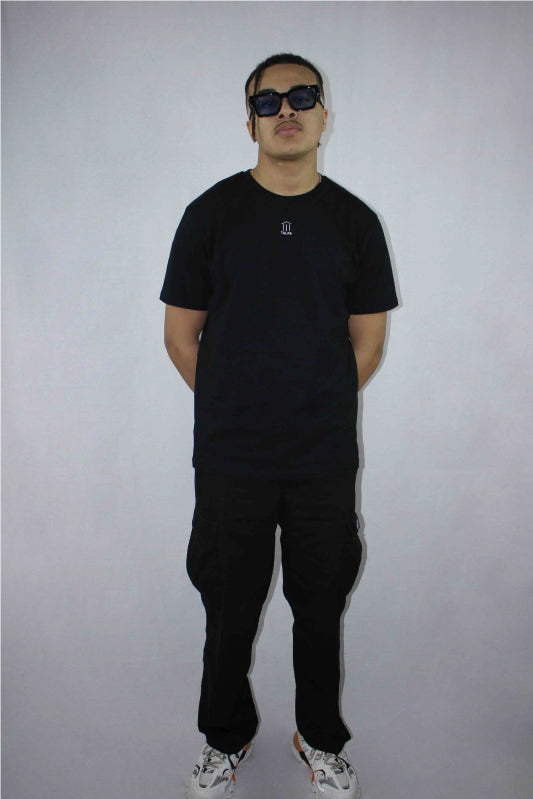 Simple black tee