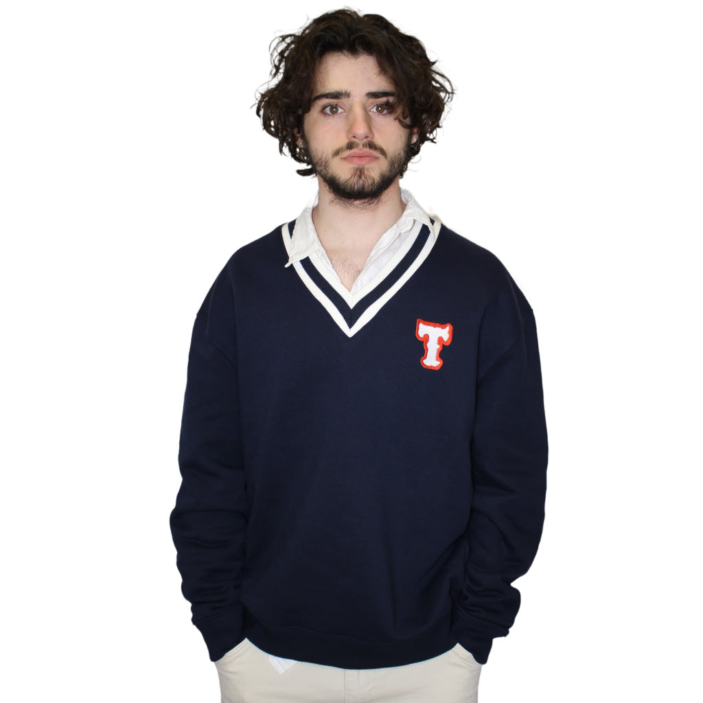 Navy talpa cardigan
