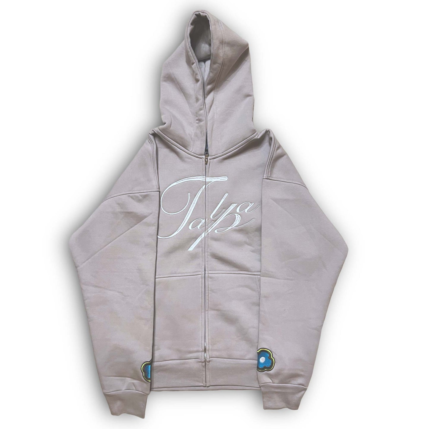 Grey zip hoodie
