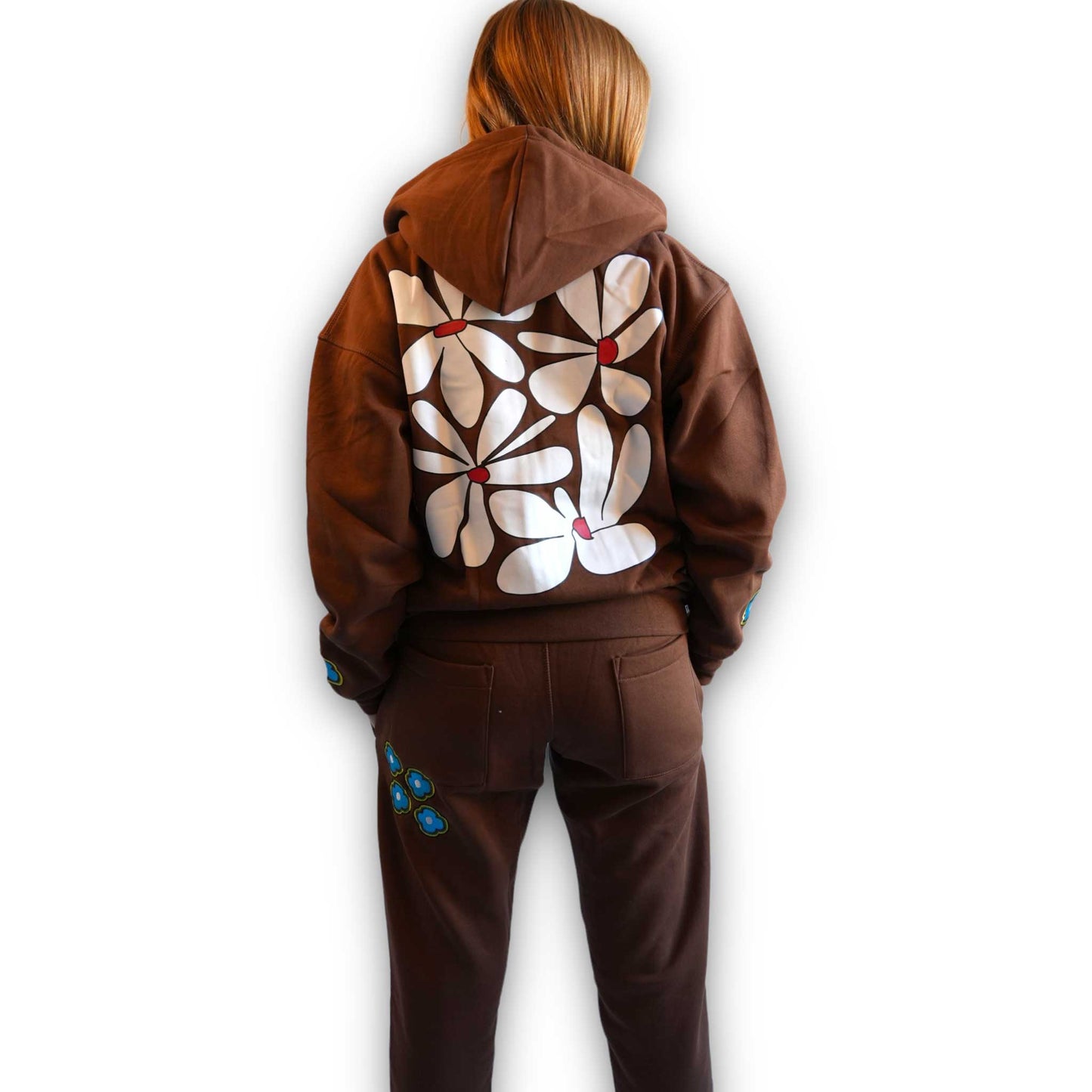 Brown zip hoodie