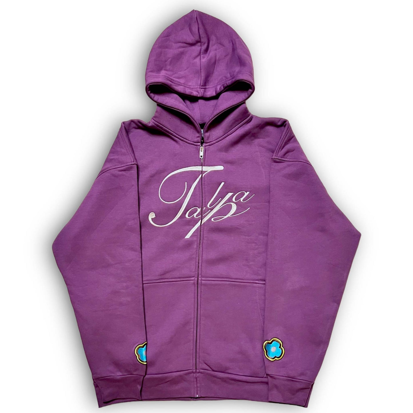 Purple zip hoodie