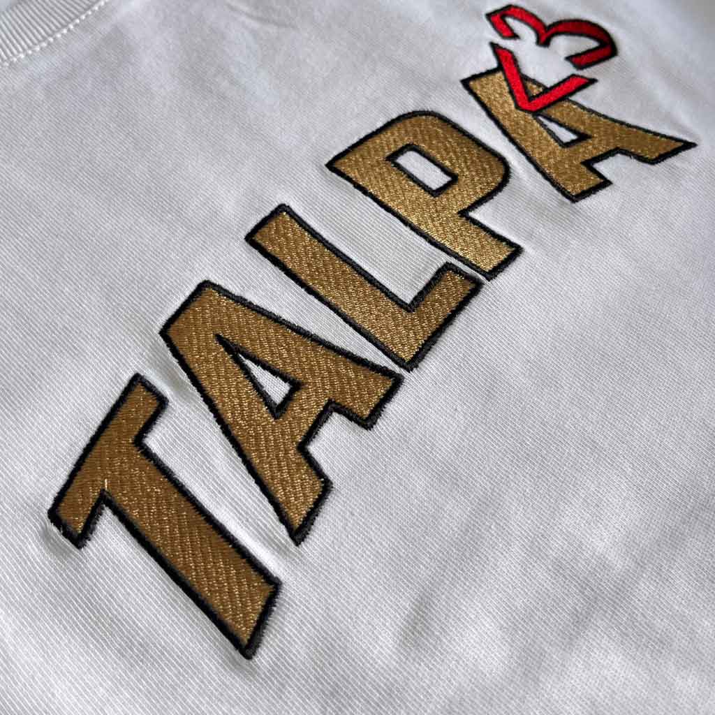 White heavy crewneck <3