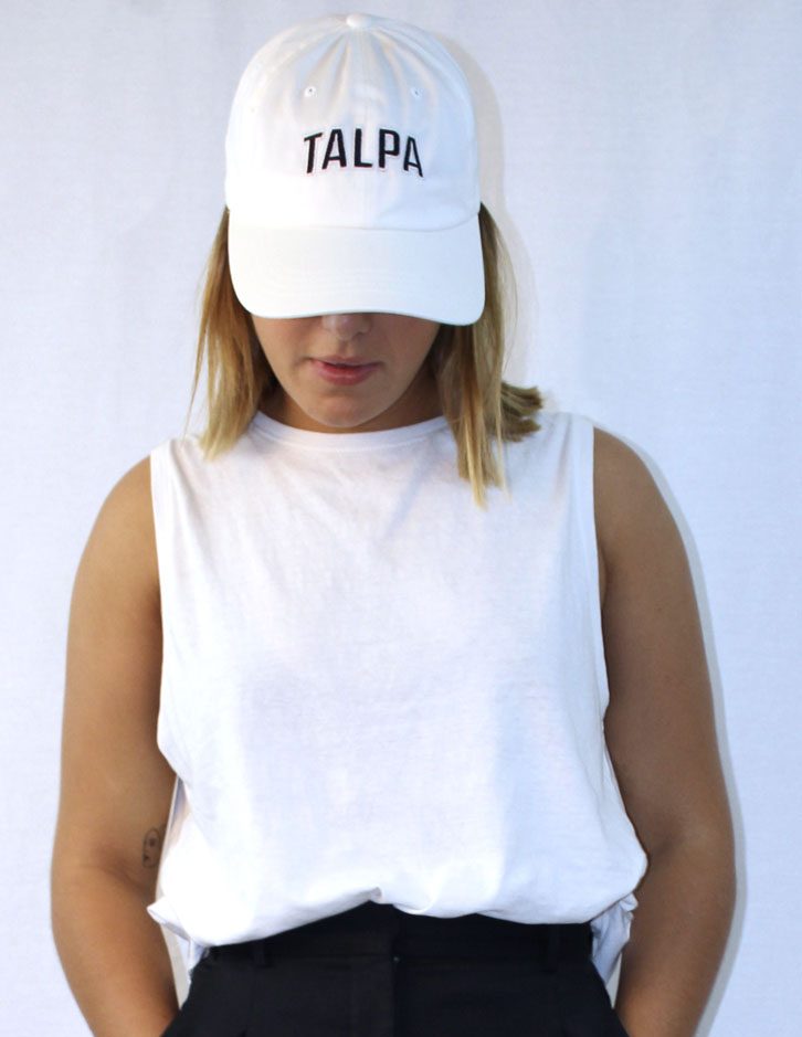 Cap two stars talpa white