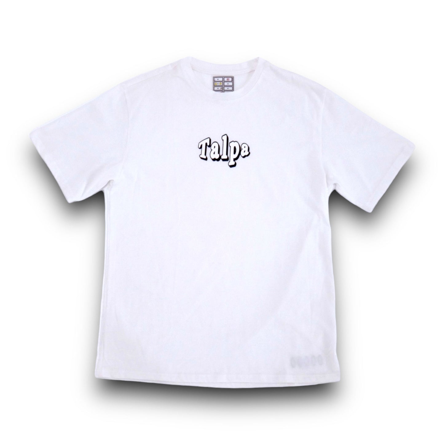 Patch tee white