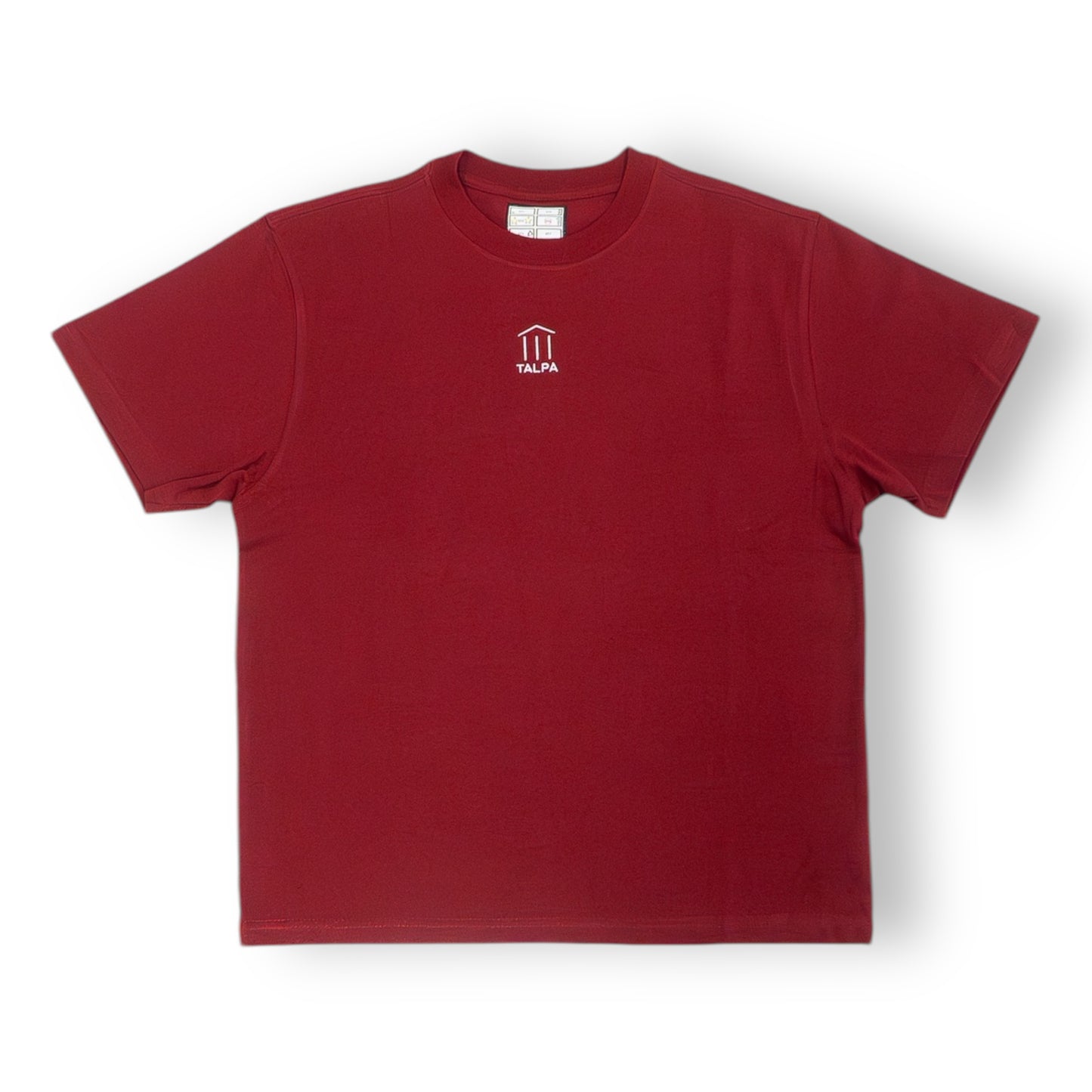 TEE ET6 BURGUNDY RED