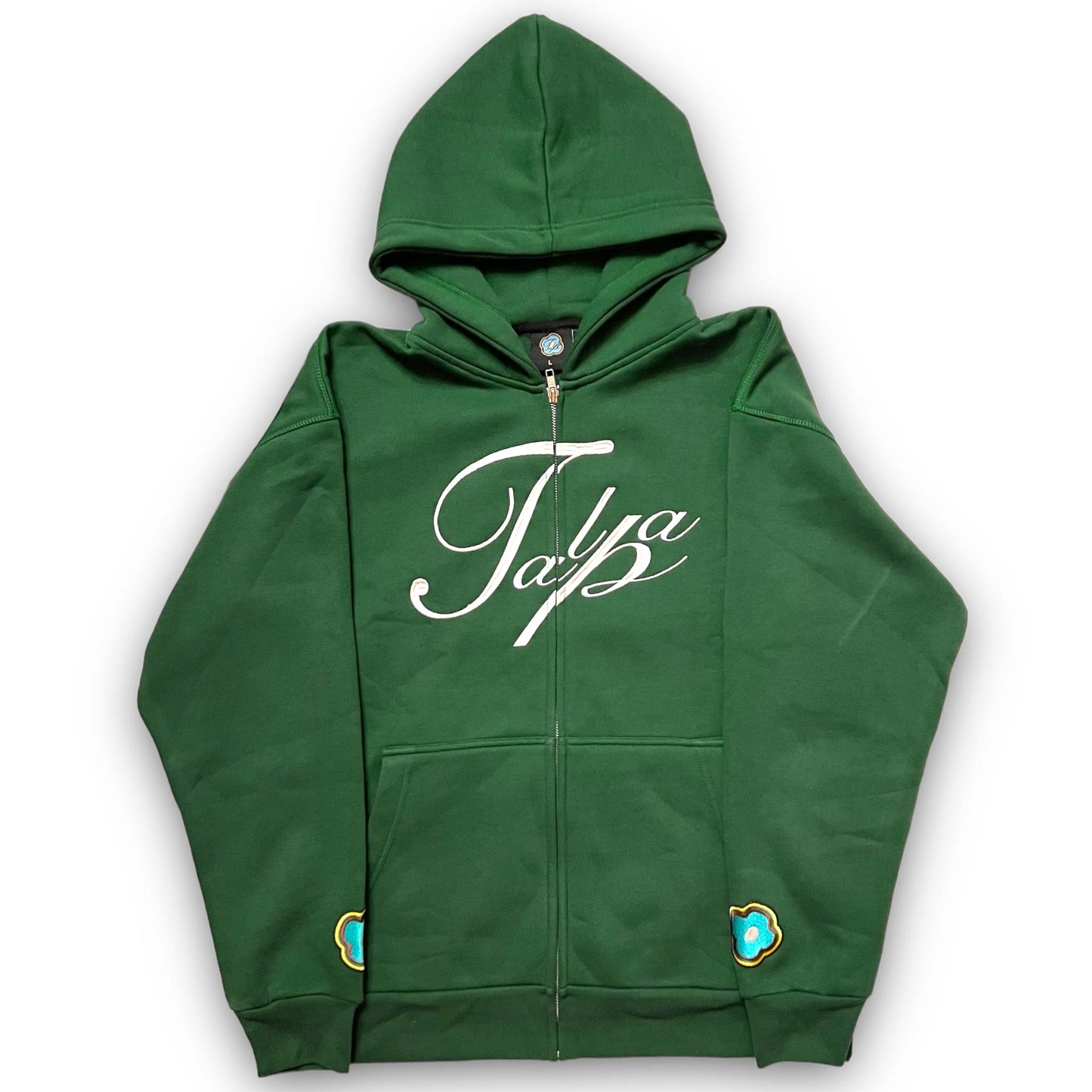 Forest Green zip hoodie